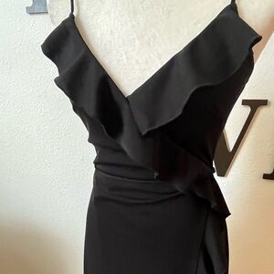 Express Spaghetti Strap Ruffle Dress